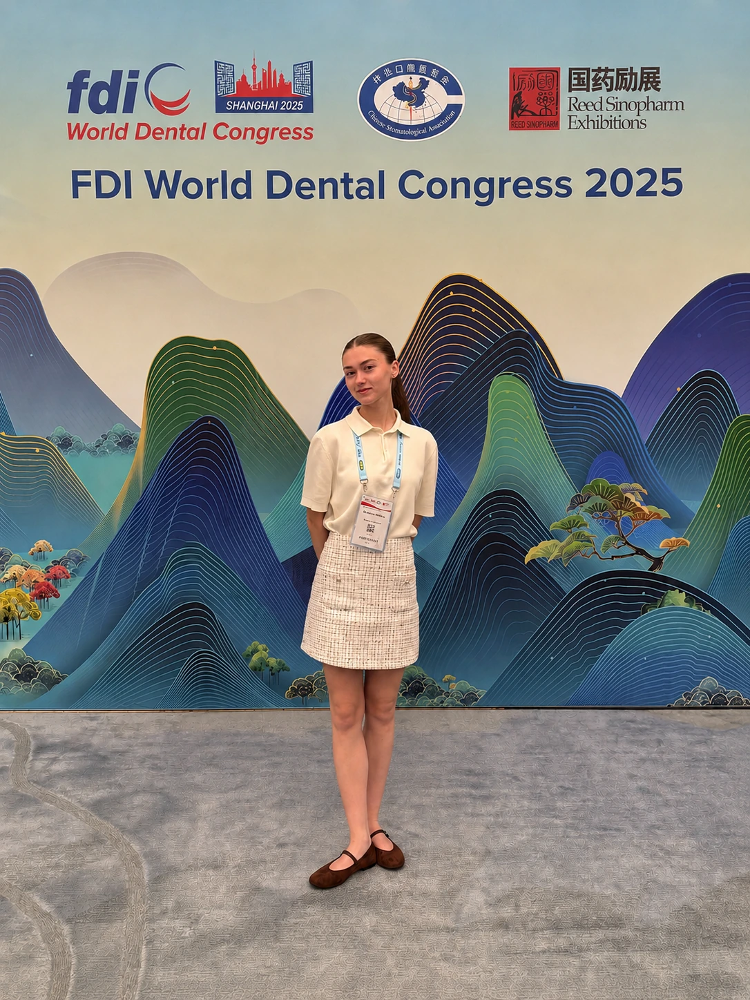 Ekaterina Mitkina at FDI World Dental Congress 2025 in Shanghai